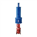 What is the minimum flow rate that manual wedge gate valves can control?